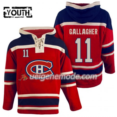 Kinder Eishockey Montreal Canadiens Brendan Gallagher 11 Rot Sawyer Hooded Sweatshirt